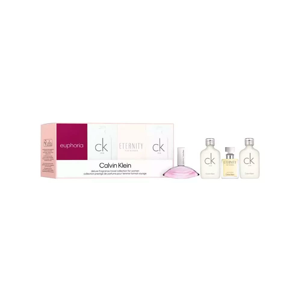 Calvin Klein Set EDT CK One 10 ML + Eternity 5 ML + CK One 10 ML + Euphoria 4 ML (U)