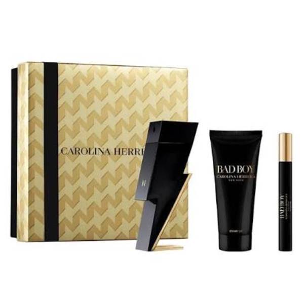 Carolina Herrera Bad Boy EDT 100ML + 100ML G/D + 10ML (H)