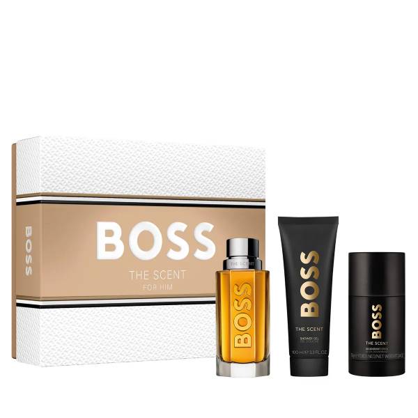 Hugo Boss Set The Scent For Him EDT 100 ML + G/D 100 ML + DEO 75 ML (H)