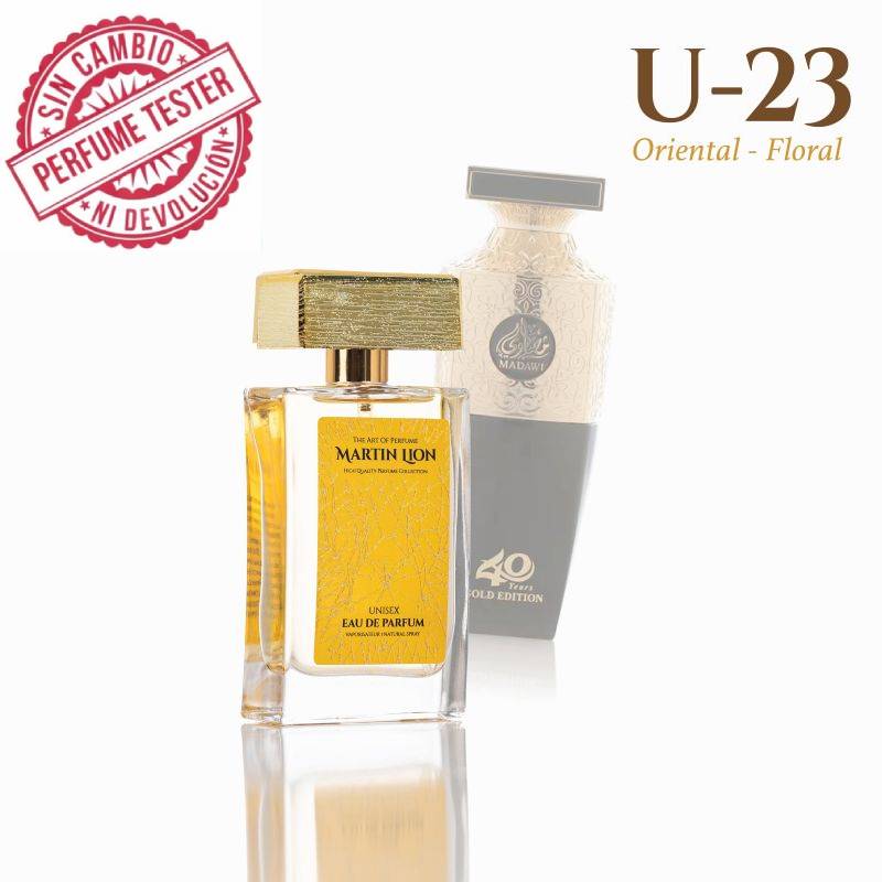 Martin Lion U23 - Inspiracion Arabian Oud Madawi 40 Years Gold Edition - EDP 50 ML Tester