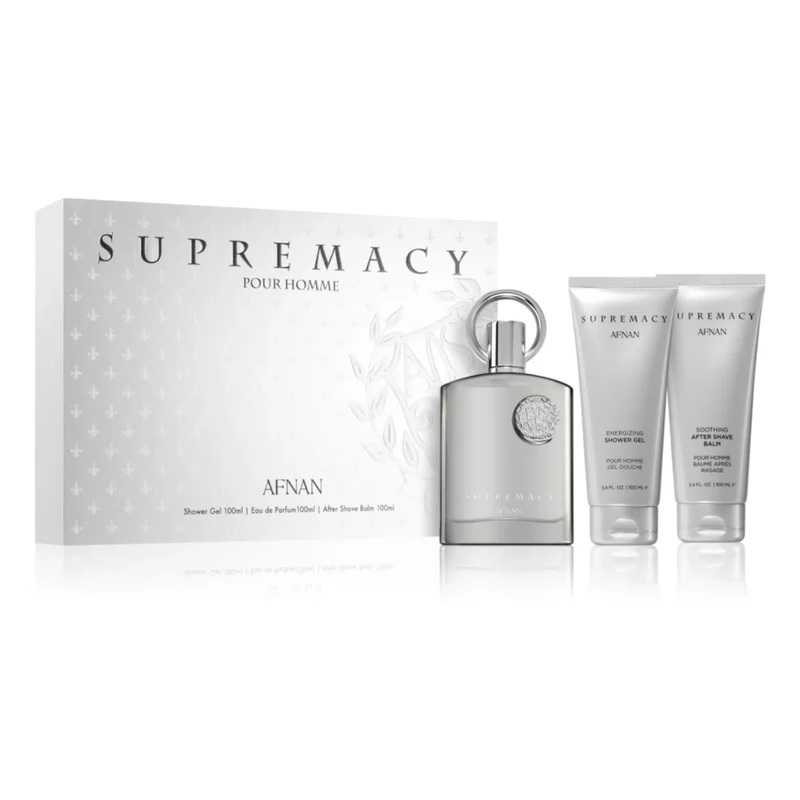 Afnan-Supremacy-Pour-Homme-EDP-100ML-Shower-Gel-100ML-After-Shave-Balm-100ML-Hombre