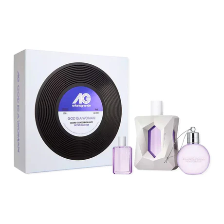 Ariana-Grande-God-Is-A-Woman-Giftset-Collection-EDP-100ML-Miniatura-Parfum-7.5ML-Gel-Ducha-75ML-Mujer