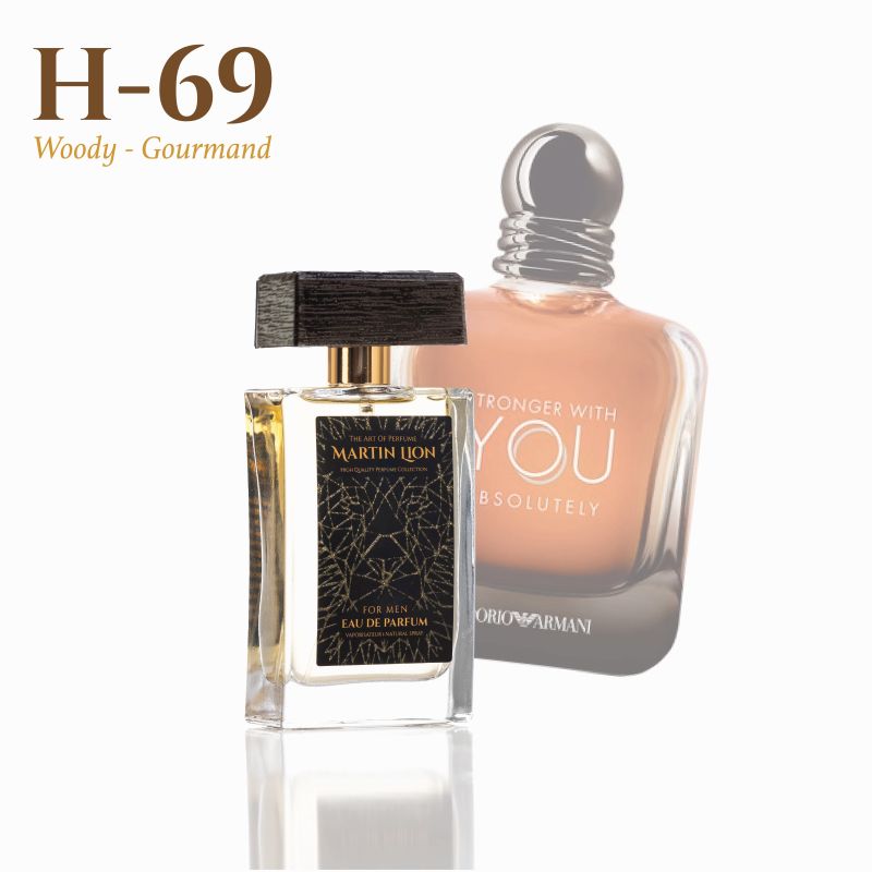 Martin Lion H69 - Inspiracion Armani Stronger With You Absolutely - EDP 50 ML Tester