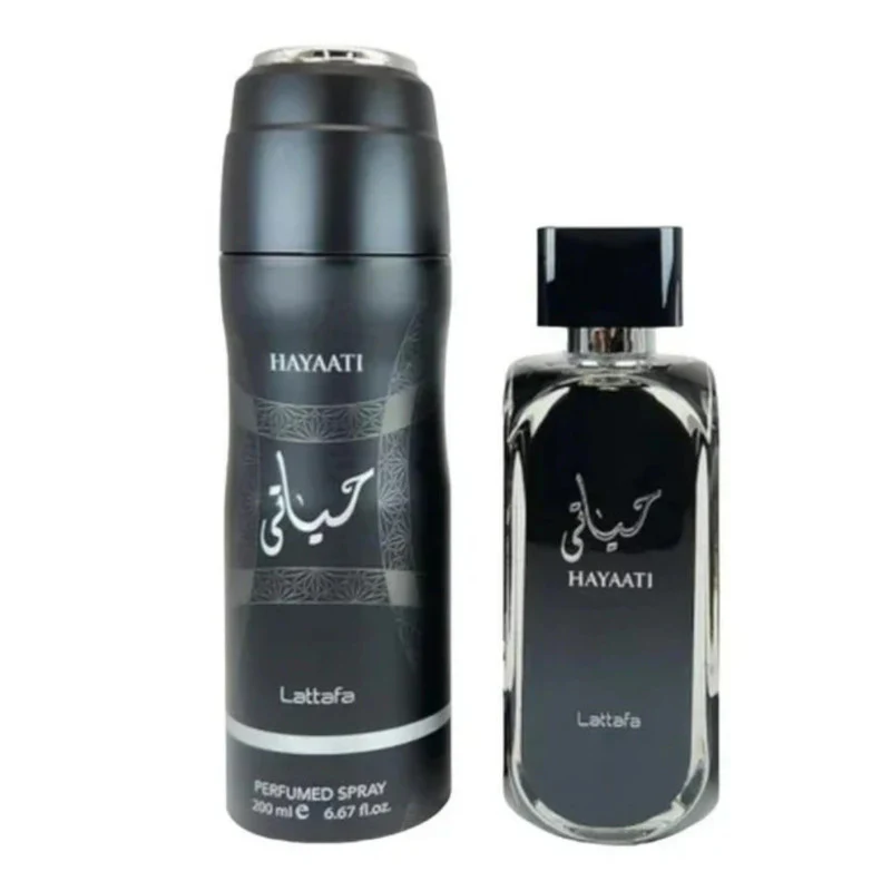 Lattafa-Hayaati-Set-EDP-100ML-Perfumed-Spray-200ML-Unisex
