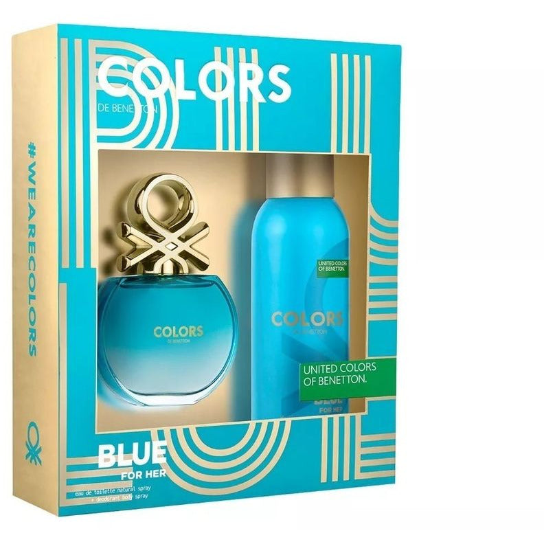 perfume colors blue estuche mujer